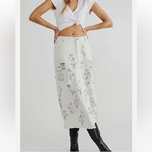 Free People Diamond In The Rough Skirt